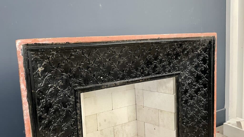 Beautiful Cast-Iron Antique Fireplace Insert