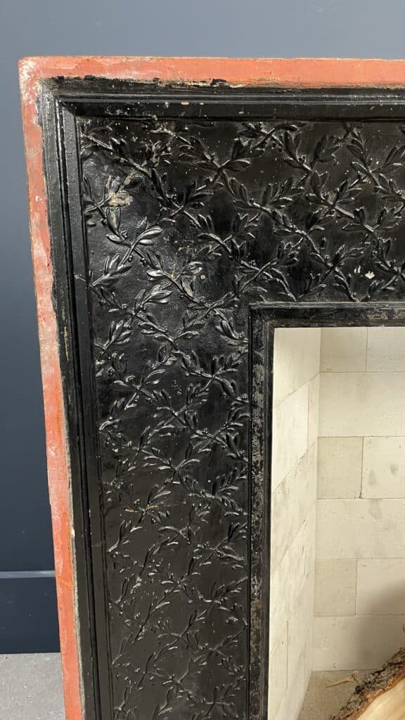 Beautiful Cast-Iron Antique Fireplace Insert