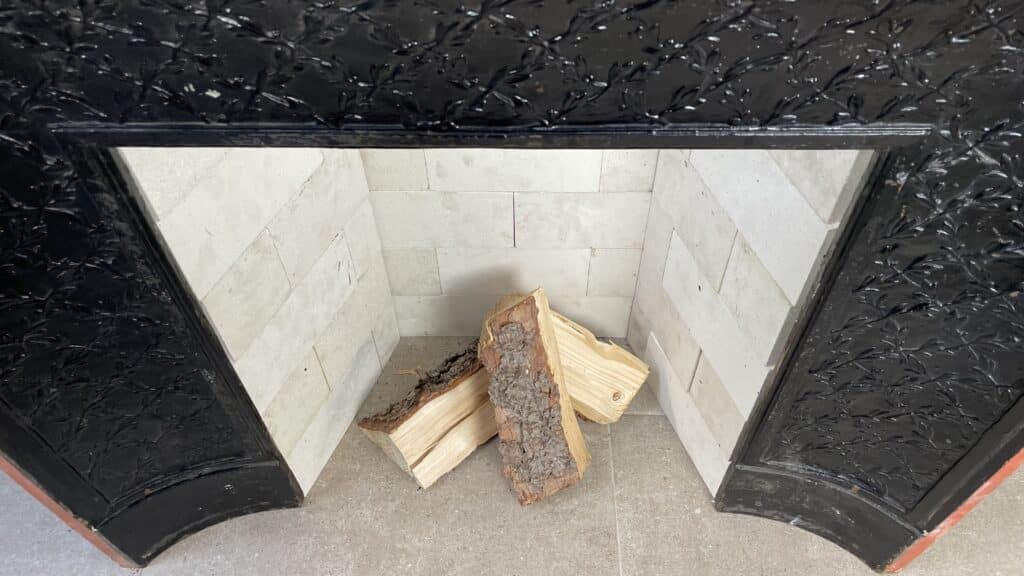 Beautiful Cast-Iron Antique Fireplace Insert