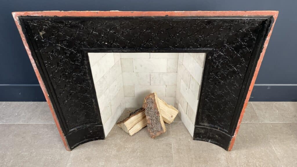 Beautiful Cast-Iron Antique Fireplace Insert