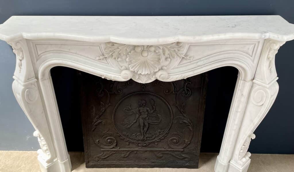 Witte Frontschouw Carrara Marmer — detail 2