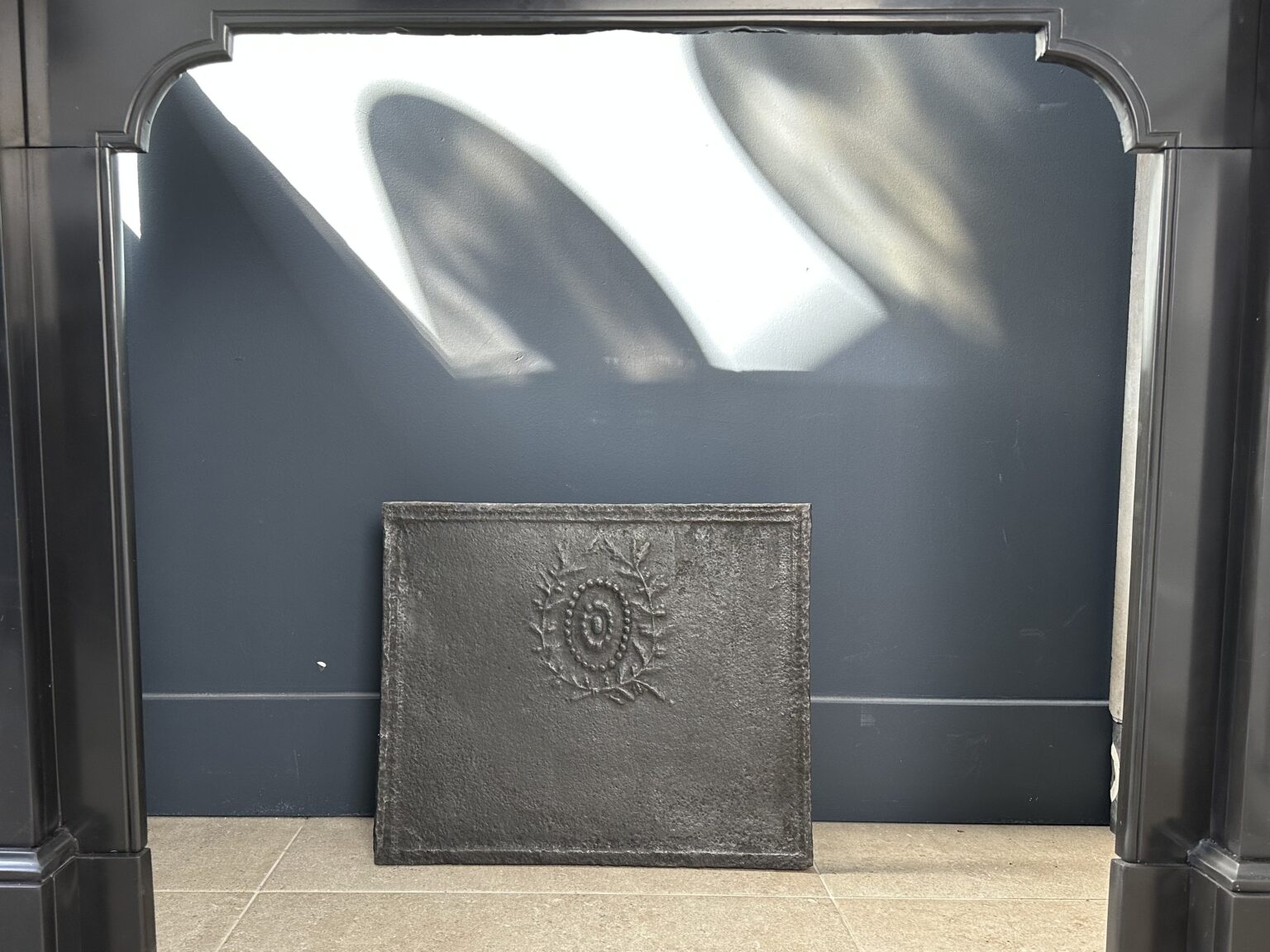 Antique Cast-Iron Fireback