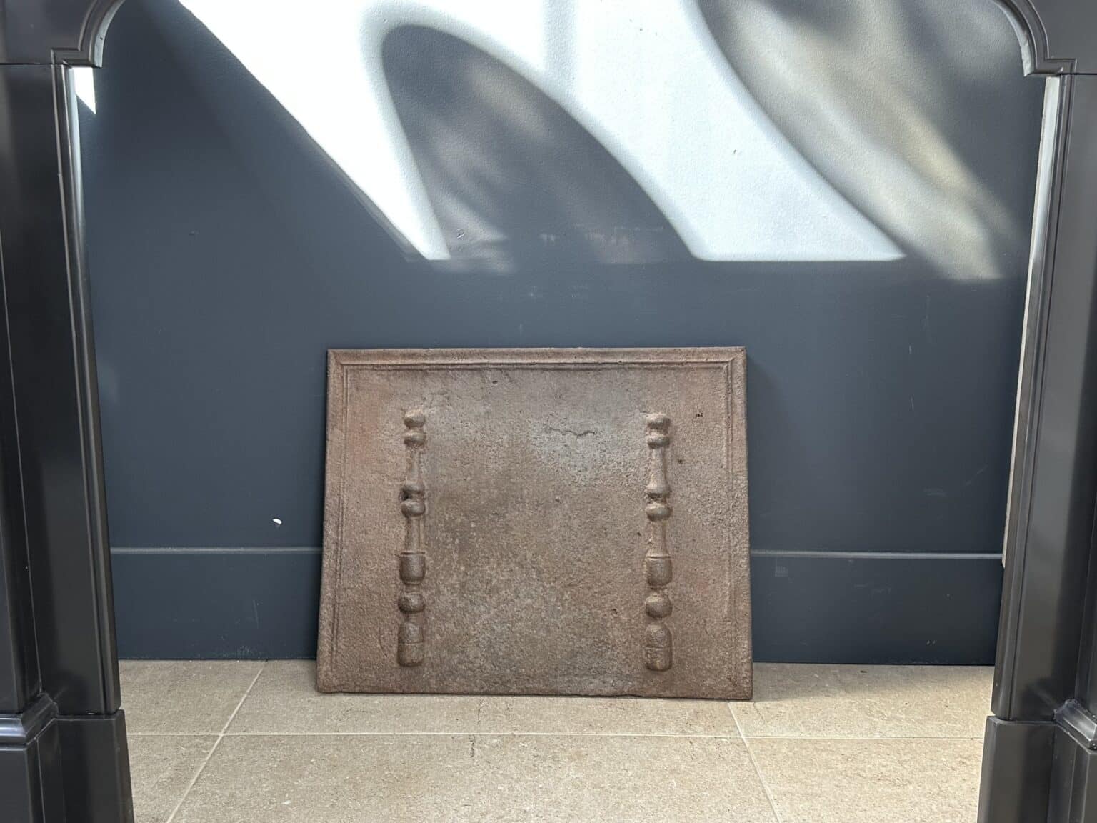 Antique Cast-Iron Fireback