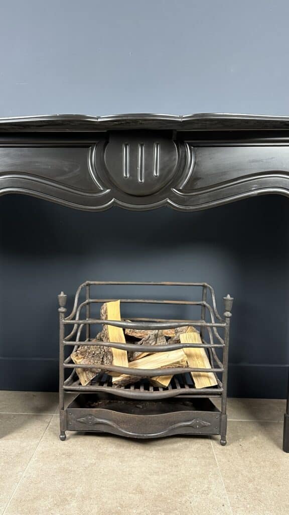 Antique 45-Degree Fireplace with Stylish Ornament: Timeless Elegance for Your Interior