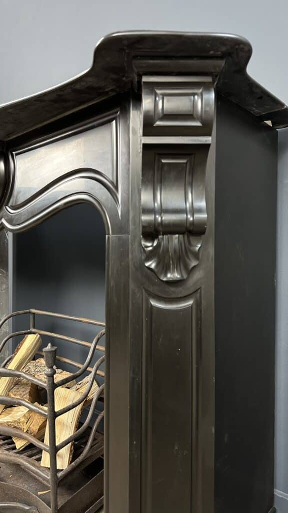 Antique 45-Degree Fireplace with Stylish Ornament: Timeless Elegance for Your Interior