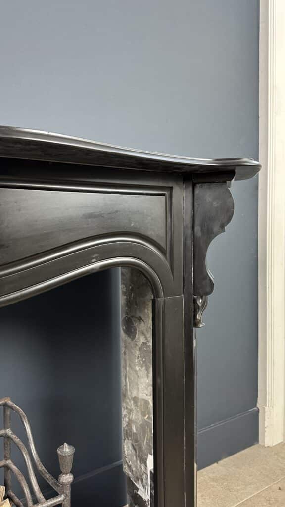 Antique 45-Degree Fireplace with Stylish Ornament: Timeless Elegance for Your Interior