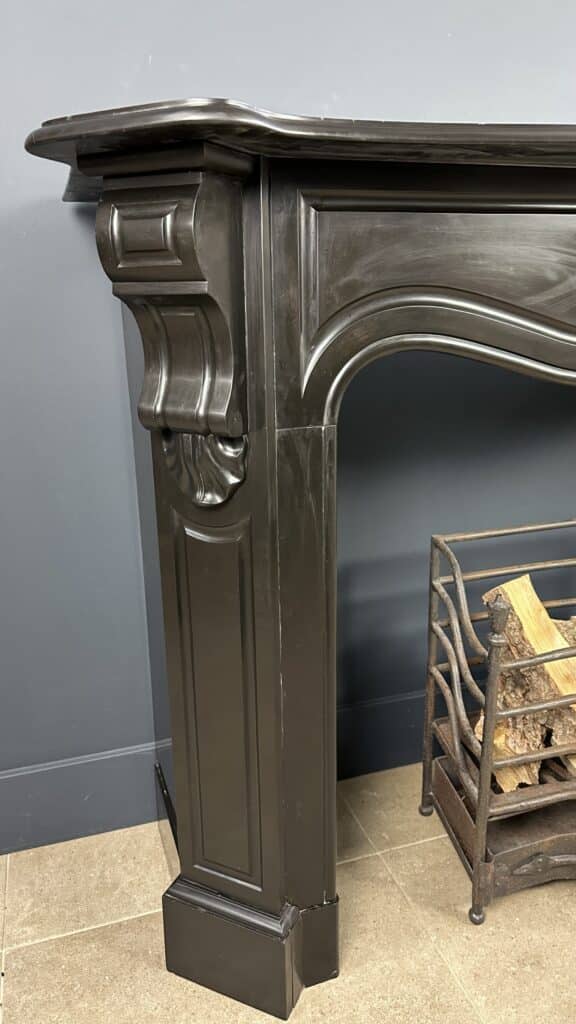 Antique 45-Degree Fireplace with Stylish Ornament: Timeless Elegance for Your Interior