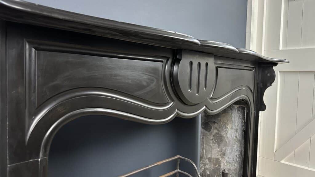 Antique 45-Degree Fireplace with Stylish Ornament: Timeless Elegance for Your Interior