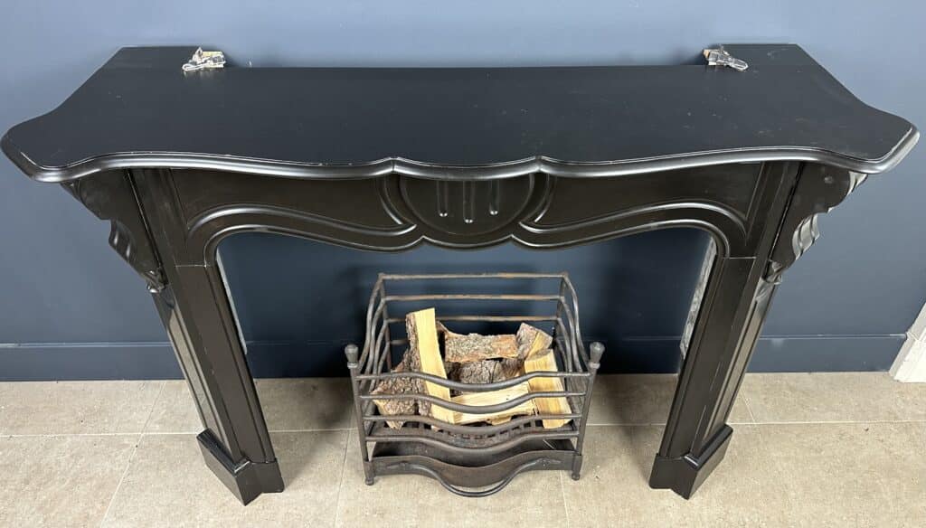 Antique 45-Degree Fireplace with Stylish Ornament: Timeless Elegance for Your Interior