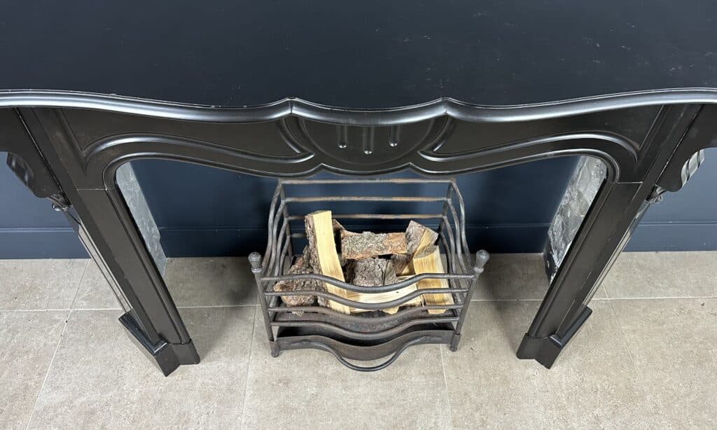 Antique 45-Degree Fireplace with Stylish Ornament: Timeless Elegance for Your Interior