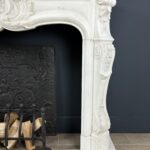 Antieke Franse Schelp Schouw Antqiue Marble Fireplace