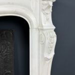 Antieke Franse Schelp Schouw Antqiue Marble Fireplace