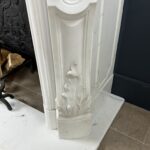 Antieke Franse Schelp Schouw Antqiue Marble Fireplace