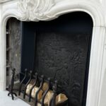 Antieke Franse Schelp Schouw Antqiue Marble Fireplace