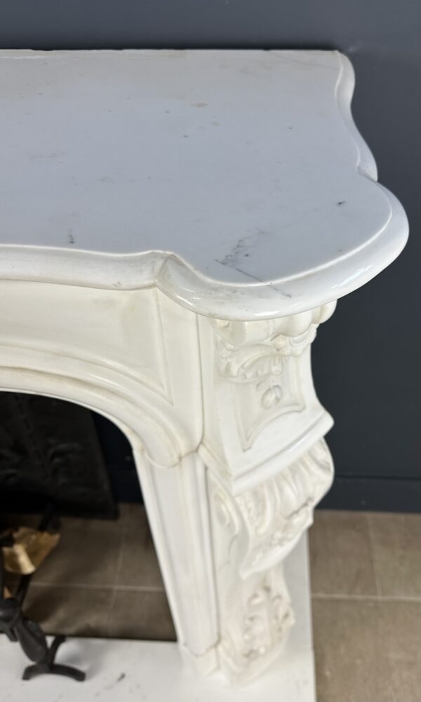 Antieke Franse Schelp Schouw Antqiue Marble Fireplace