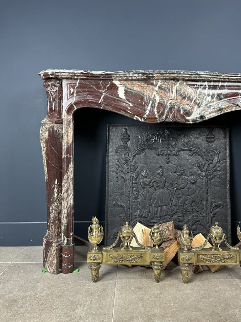 Exclusieve Antieke Schouw -  Versailles Campan Rubané Marmer