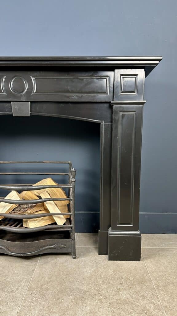 Exclusive Antique Louis XV Fireplace in White Carrara Marble