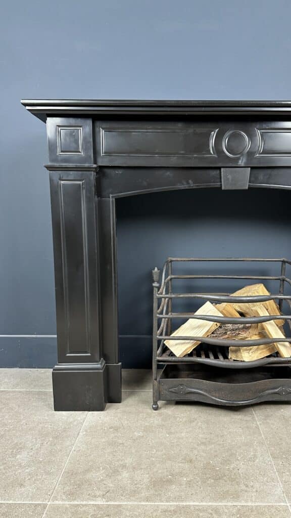 Exclusive Antique Louis XV Fireplace in White Carrara Marble