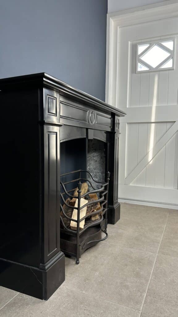 Exclusive Antique Louis XV Fireplace in White Carrara Marble