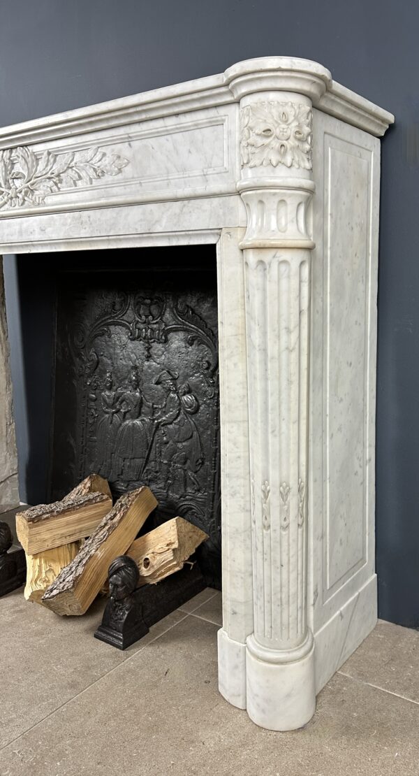 French antique LouisXVI fireplace