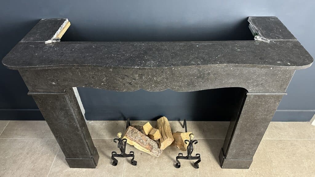 Circular Fireplace in Belgian Bluestone