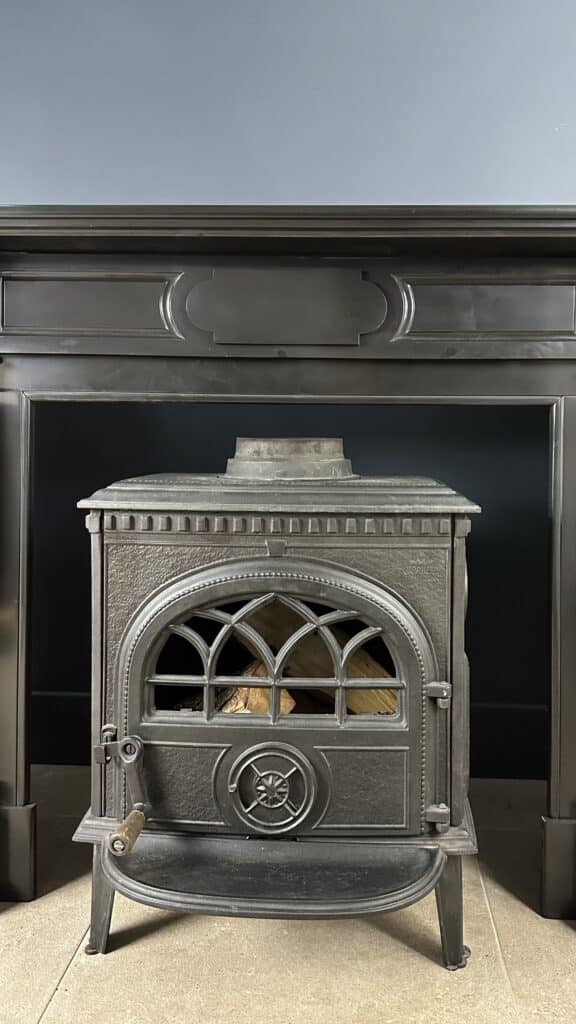 Beautiful Antique Black Marble Fireplace ( Also available as a set)