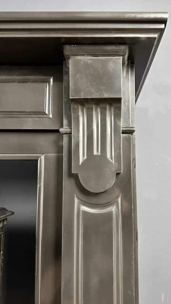 Beautiful Antique Black Marble Fireplace ( Also available as a set)