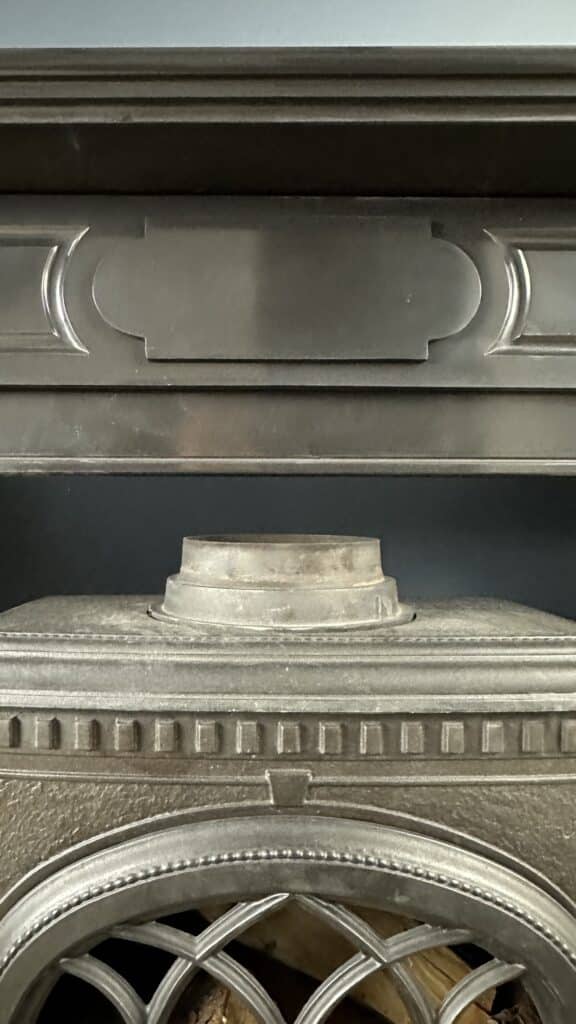 Beautiful Antique Black Marble Fireplace ( Also available as a set)