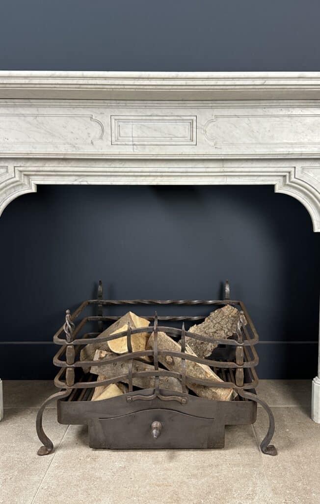 Louis XV Magnificently Rich Antique Circular Fireplace