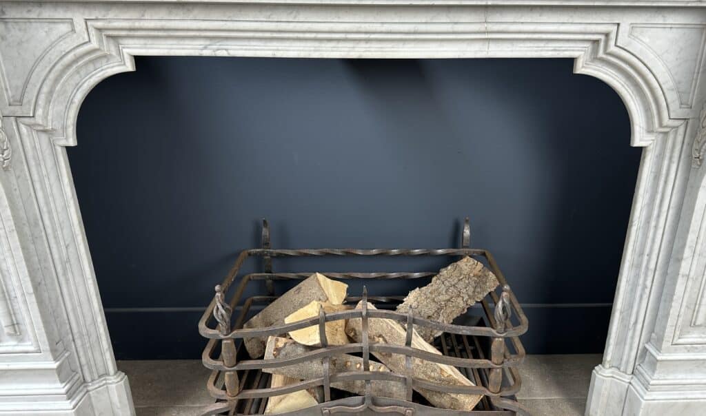 Louis XV Magnificently Rich Antique Circular Fireplace
