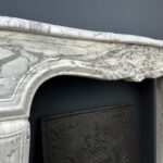 Luxe franse antiek schelp schouw mantel