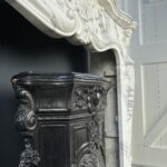 Schelp schouw arabescato mantel