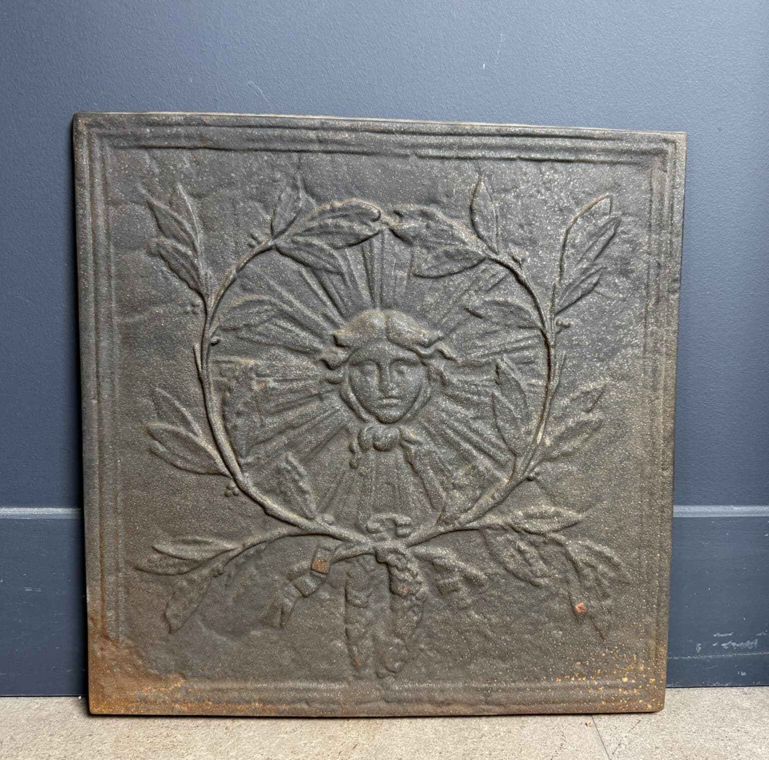 French Antique Godin Fireback