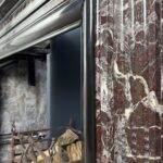 antieke schouw haard marmer mantel