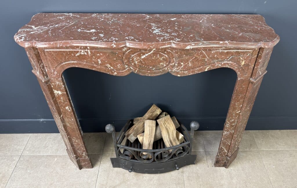 Rood Marmeren 45 graden Front Schouw — detail 2