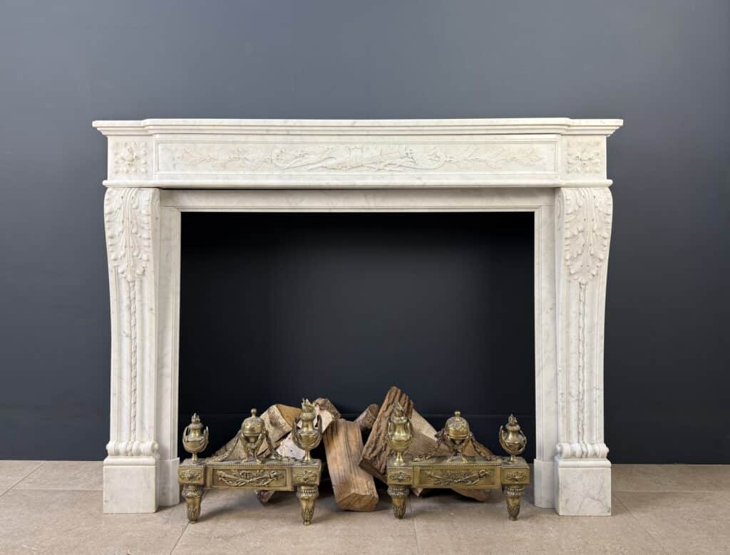 Magnificent French Antique Front Fireplace