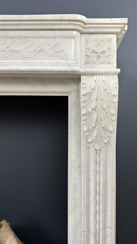 Magnificent French Antique Front Fireplace