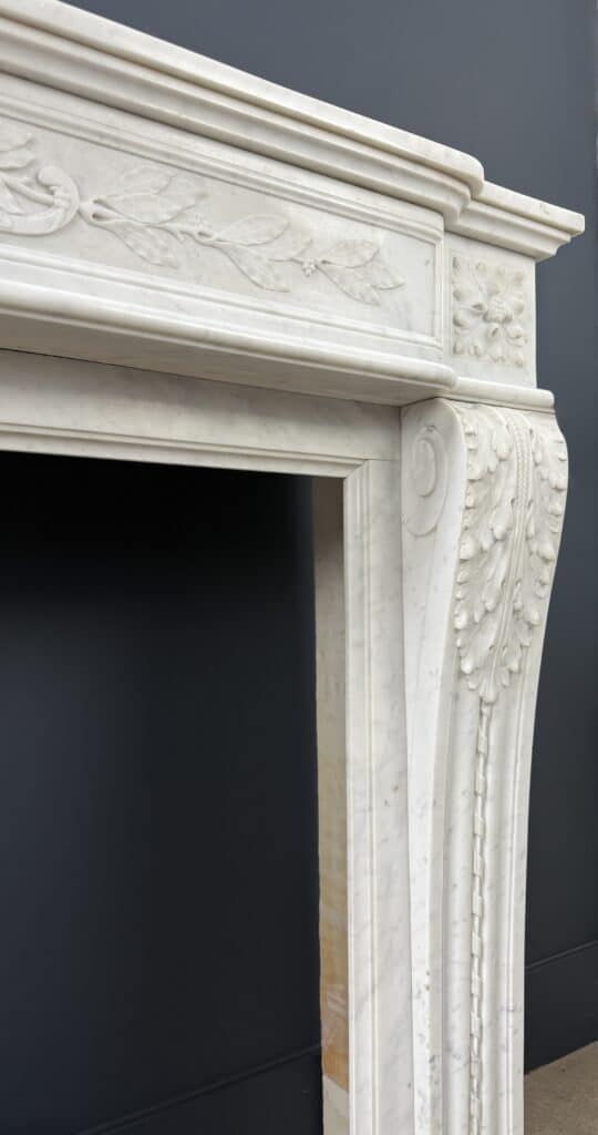 Magnificent French Antique Front Fireplace