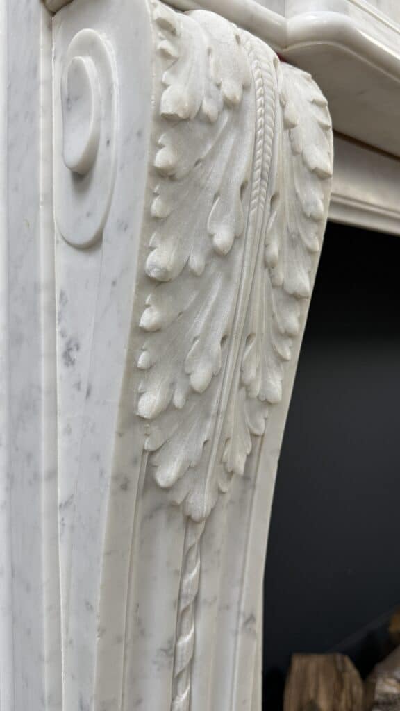 Magnificent French Antique Front Fireplace