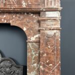Antieke Roodmarmeren Frontschouw