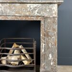 Strakke Art Deco Marmeren Schouw