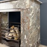 Strakke Art Deco Marmeren Schouw