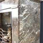 Strakke Art Deco Marmeren Schouw