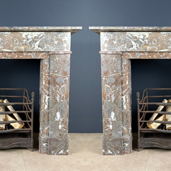 set antieke art deco schouwen marmer, mantel