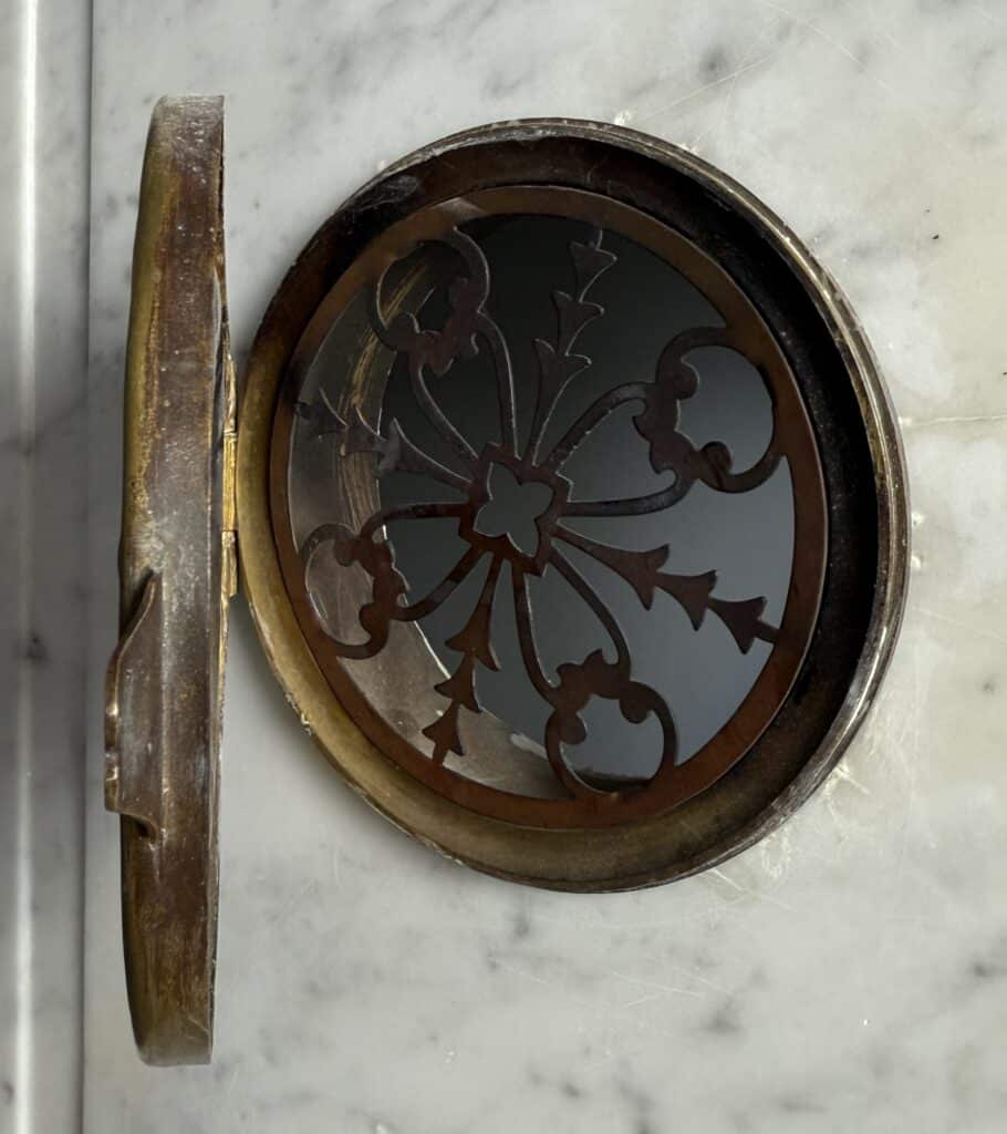 Antique Louis XVI Front Fireplace in Carrara Marble with Quiver Motif