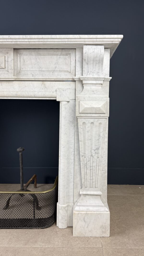 antieke xxl schouw Carrara marmer