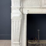 antieke xxl schouw Carrara marmer