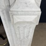 antieke xxl schouw Carrara marmer