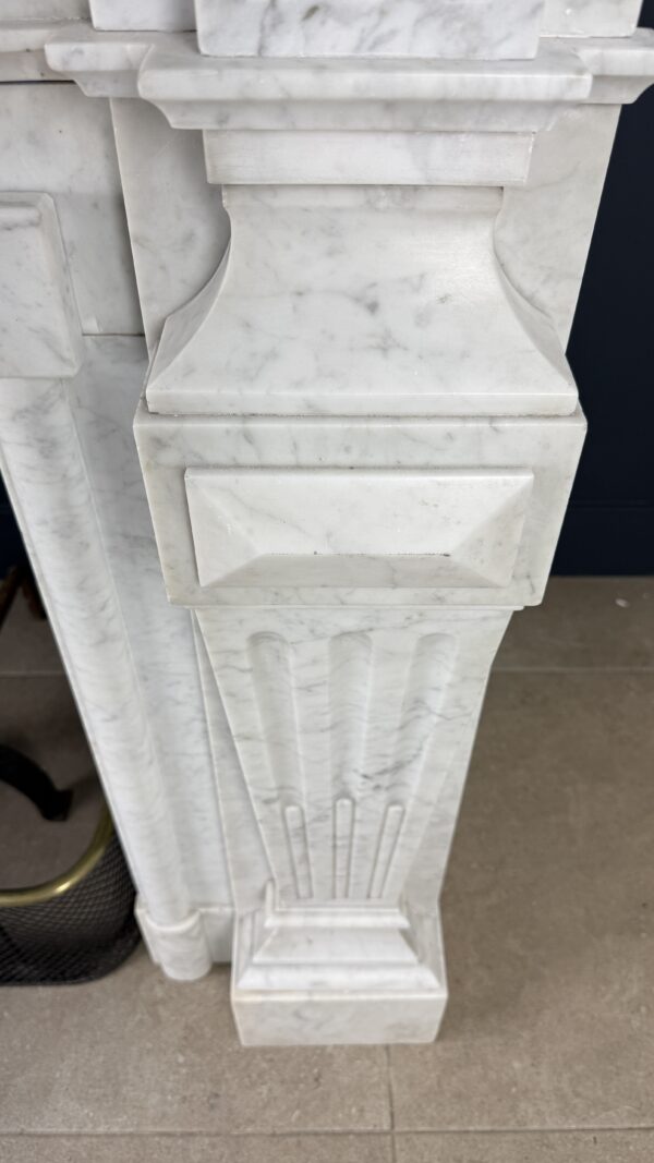 antieke xxl schouw Carrara marmer
