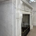 antieke xxl schouw Carrara marmer